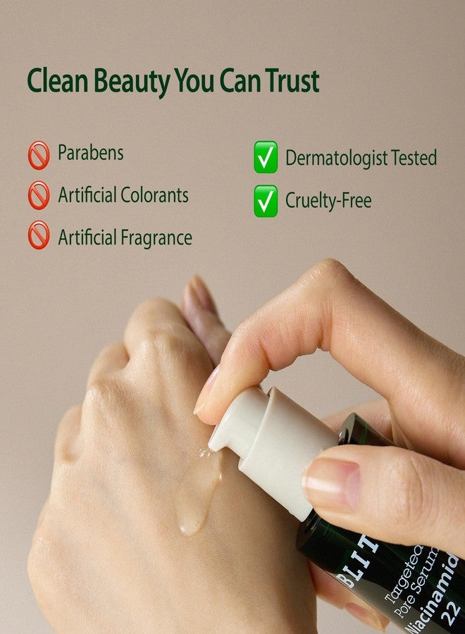 بلايث سيروم بليث المُستهدف للمسام مع 22% نياسيناميد للتحكم في إفراز الزيوت، وتصغير المسام للوجه، عناية كورية بالبشرة – 30 مل - Image 5